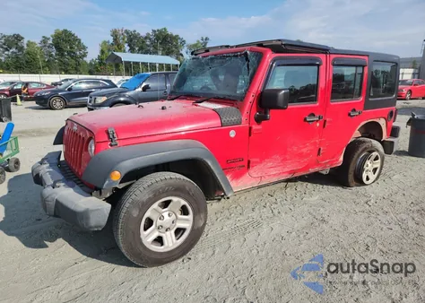 2018 Jeep Wrangler Unlimited Sport from USA, damaged, VIN 1C4BJWKG4JL817829